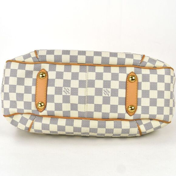 Louis Vuitton Galliera PM Tote Shoulder Bag Damier Azur White - Picture 6 of 13